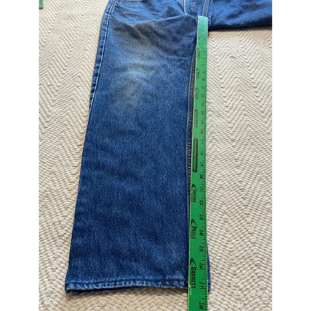 Levi's 505 Regular Fit Men's Jeans Altered 36x27 Medium Wash Denim Y2K 2006